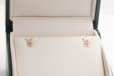 Aretes para bebés ositos