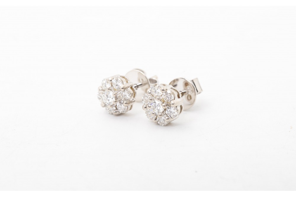 ARETES CON BRILLANTES