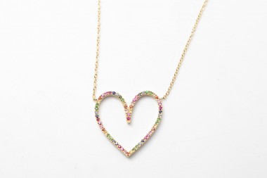 Collar LOVE arcoiris
