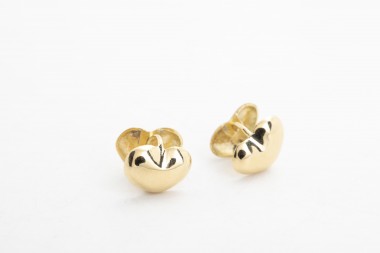 Aretes corazón reversibles
