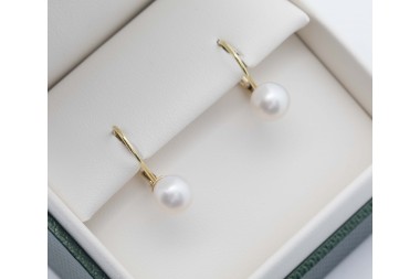 Aretes con perlas