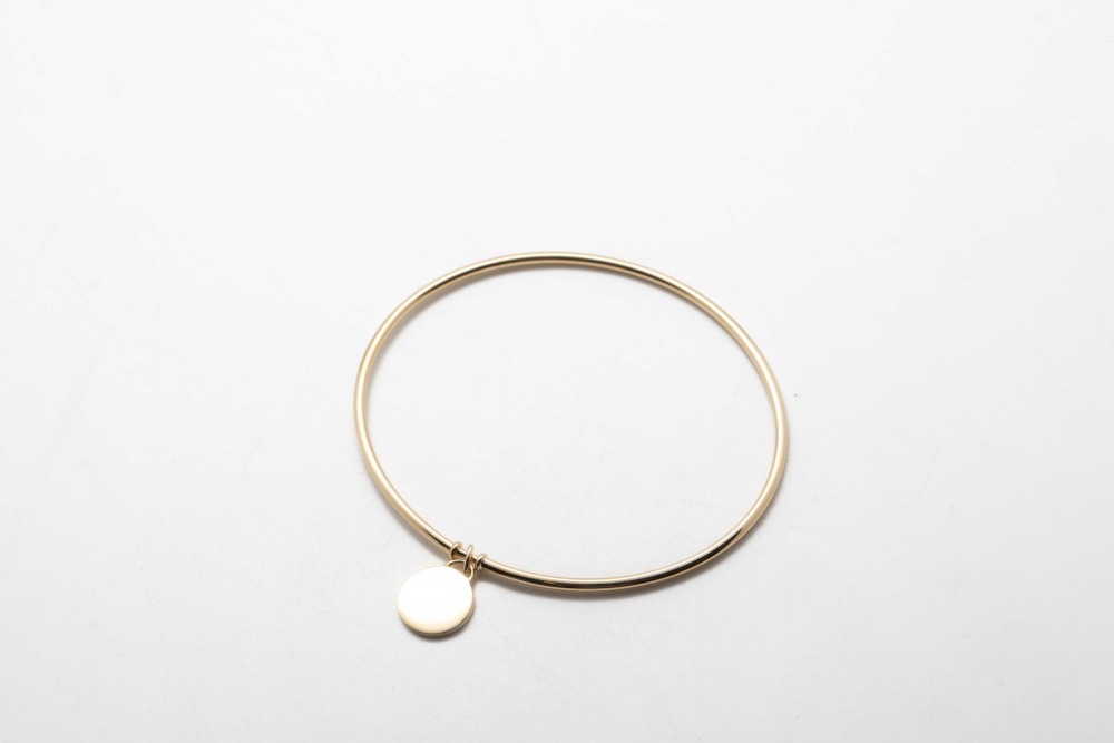 Pulsera aro con placa