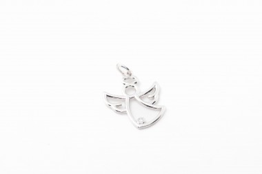 Dije ángel con diamante
