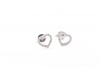 Aretes con diamantes