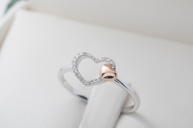 Anillo corazón