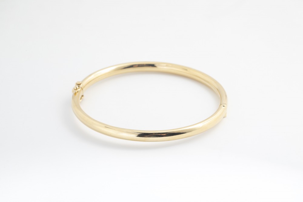 Pulsera aro en oro amarillo