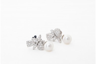 Argollas con diamantes