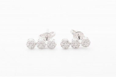 ARETES CON BRILLANTES