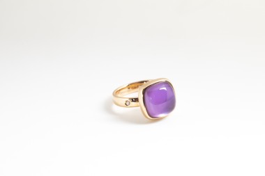 Anillo Moraglione con XXX y brillantes